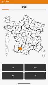 Quiz Départements et Régions screenshot