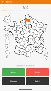 Quiz Départements et Régions screenshot