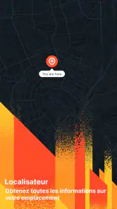Radar, compteur de vitesse,GPS screenshot