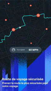 Radar, compteur de vitesse,GPS screenshot