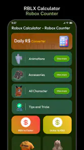 RBLX Calculator -Robox Counter screenshot
