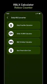 RBLX Calculator -Robox Counter screenshot