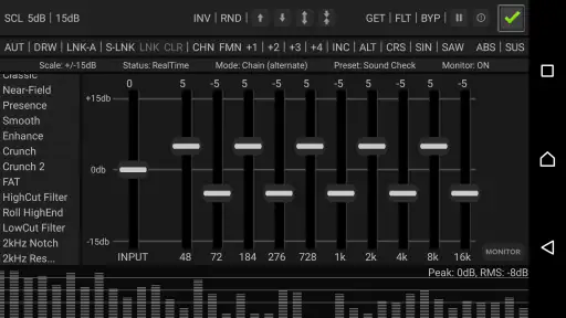 RE Equalizer FX screenshot