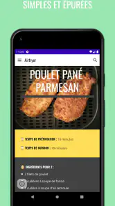 Recettes Airfryer en Francais screenshot
