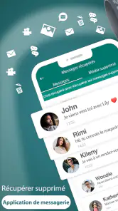 récupéré messages supprimé app screenshot