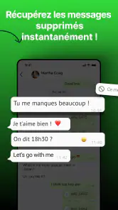 Récupérer les messages screenshot