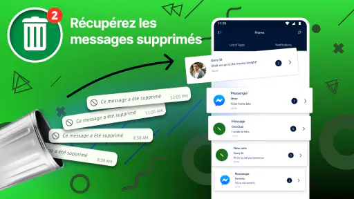 Récupérer les messages screenshot