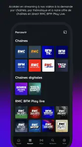 RMC BFM Play – TV live, Replay screenshot