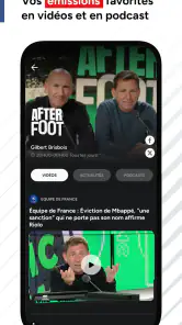 RMC Sport News, foot & rugby screenshot