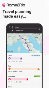Rome2Rio: Trip Planner screenshot