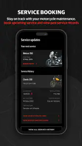 Royal Enfield App screenshot