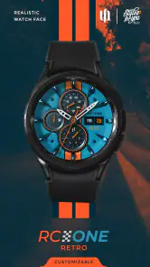 S4U RC ONE - Retro watch face screenshot
