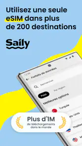 Saily : votre eSIM voyage screenshot