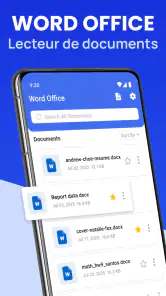 Saisir un Document Word Office screenshot