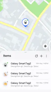 Samsung Find: Localiser Amis screenshot