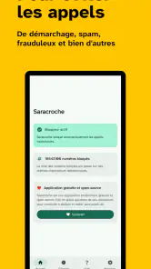 Saracroche : bloqueur d'appels screenshot