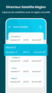 Satellite Traqueur Appliquer screenshot