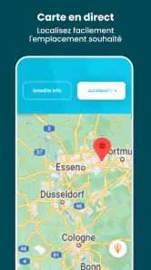 Satellite Traqueur Appliquer screenshot