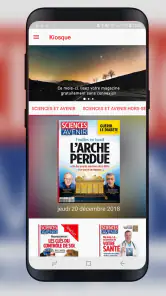 Sciences et Avenir magazine screenshot