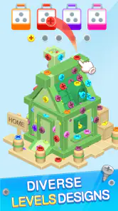Dévissage: Puzzle 3D à Pions screenshot