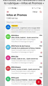 SFR Mail screenshot