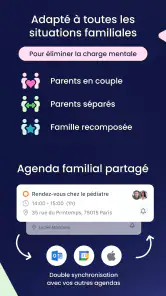 Shared, organisation famille screenshot