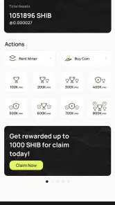 SHIB Cloud Miner screenshot