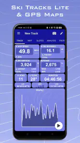 Ski Tracks Lite & Cartes GPS screenshot