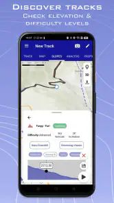 Ski Tracks Lite & Cartes GPS screenshot