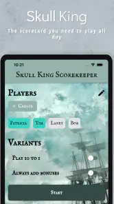 Skull King Scorer screenshot