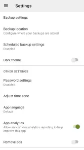 SMS Backup & Restore screenshot