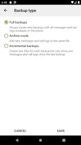 SMS Backup & Restore screenshot
