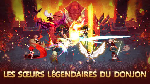 Sœurs du Donjon : RPG inactif screenshot