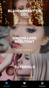 Soins peau et soins du visage screenshot