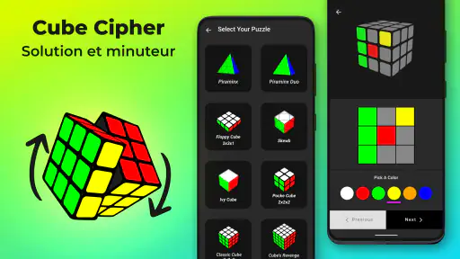 Solution de cube - Cube Cipher screenshot