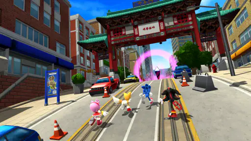 Sonic Forces: Jeu de course screenshot