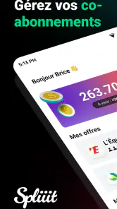 Spliiit : partage d'abonnement screenshot
