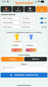 SportCoStat screenshot