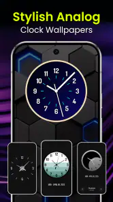 Stylish - Clock Live Wallpaper screenshot