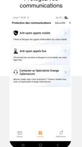 Suite de Sécurité Orange screenshot