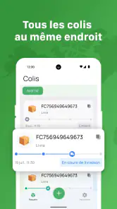 Suivi de colis et de livraison screenshot