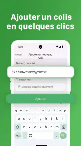 Suivi de colis et de livraison screenshot