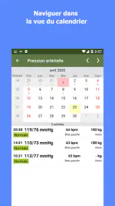 Suivi la pression artérielle screenshot