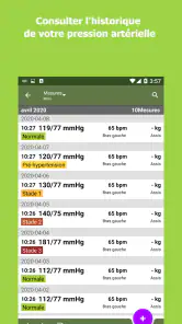 Suivi la pression artérielle screenshot