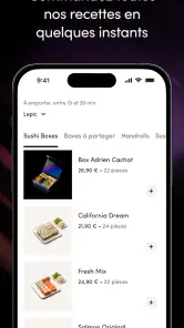 Sushi Shop, livraison de repas screenshot