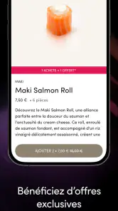 Sushi Shop, livraison de repas screenshot
