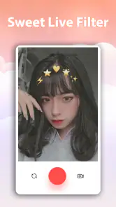 Sweet Live Filter Face Camera screenshot