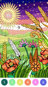 Tangle Color by Number Book screenshot