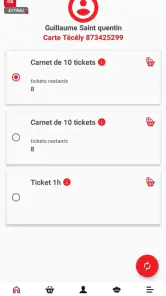 TCL E-Ticket screenshot