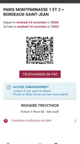 TGV INOUI PRO screenshot